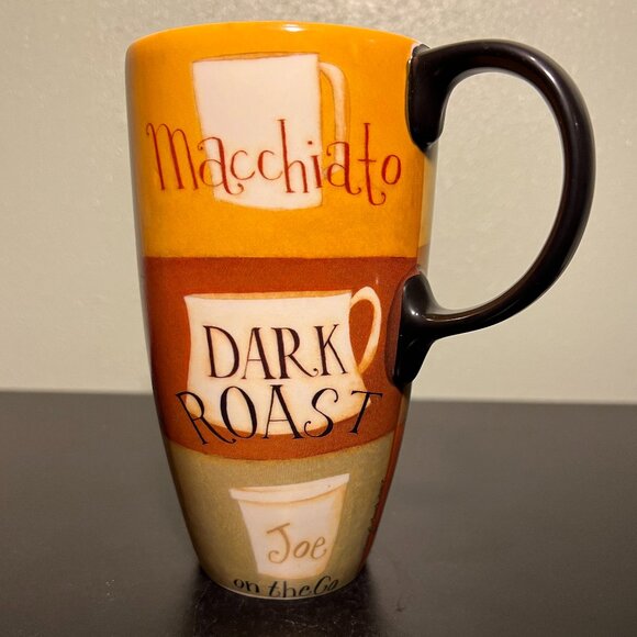 CYPRESS HOME  Fresh Brew Anytime Coffee Mug ~ Macchiato ~ Cappuccino ~ Latte - Picture 1 of 6